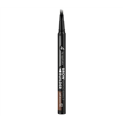 Маркер для бровей "BROW BUILDER tattoo effect" тон: 02, soft brown (10327762)