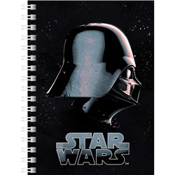Записная книжка А6 80л Звездные войны спираль Хатбер 80ЗК6Вр1гр/120/Россия