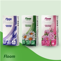 Платочки Floom ромашка 3 сл., 10 шт.