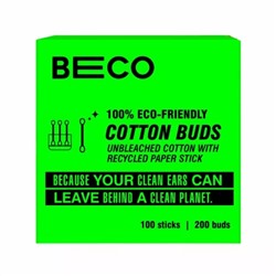 Ватные палочки (100 шт), Cotton Buds, произв. Beco