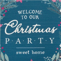 Салфетки на стол новогодние «Венок», ПВХ, 40×29 см, 2 шт.