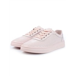 05-PDXL143-3 PINK Кроссовки женские (натуральная кожа)