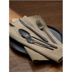 Набор столовых приборов Pure, черные матовые, 16 пред.