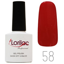 Гель лак Lorilac Professional № 58 10 ml