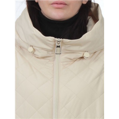 919 BEIGE Куртка демисезонная женская (100 гр. синтепон)