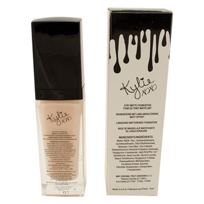 Тональный крем Kylie Stay Matte Liquid Foundation SPF30 №4 30 ml