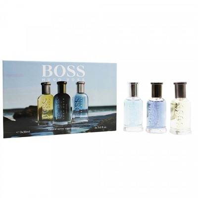 Парфюмерный мужской подарочный набор Hugo Boss 3 x 30 ml
