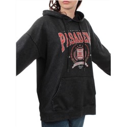 97112 BLACK Худи женское (90% хлопок, 10% полиэстер)