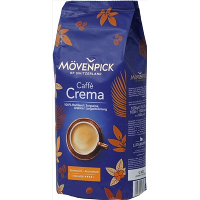 Mövenpick. Caffè Crema (зерновой) 1 кг. мягкая упаковка