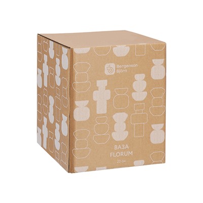 Ваза Florum, 20 см, изумрудная