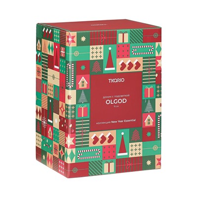 Домик с подсветкой Olgod из коллекции New Year Essential, 16 см