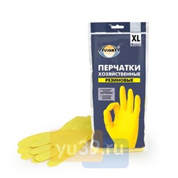 Перчатки Aviora хозяйственные резиновые, размер XL, 1 пара.