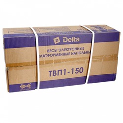 Весы электронные торговые платформенные напольные Delta до 150 кг ТВП1-150