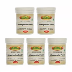 Набор Ашвагандхи (5 x 100 г), Ashwagandha Powder Set, произв. Naturmed's
