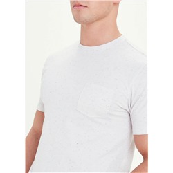 Big & Tall Textured Crew Neck T-Shirt