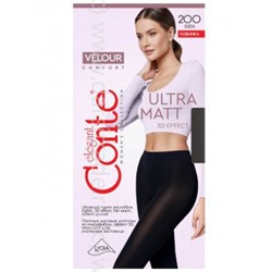 Колготки женские Velour 200 Maxi Conte Дроп