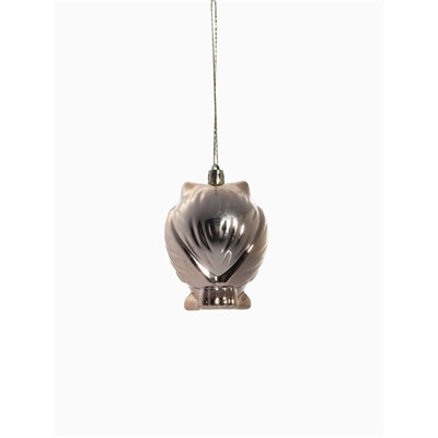 Ёлочная игрушка «Зимнее волшебство. Сова» пластик, 8.5×7 см