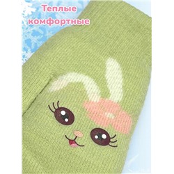 Варежки теплые для девочек Арт 2023/4 модель 4