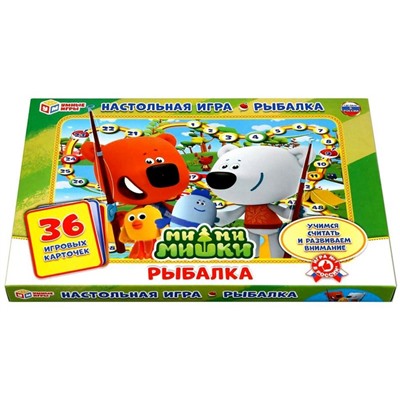 Игра-ходилка «Ми-ми-мишки. Рыбалка», с карточками