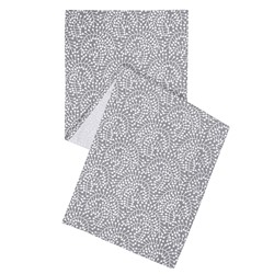 Дорожка на стол серого цвета с принтом Спелая Смородина из коллекции Scandinavian touch, 45х150 см