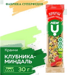 New U Кранч клубника , 30гр