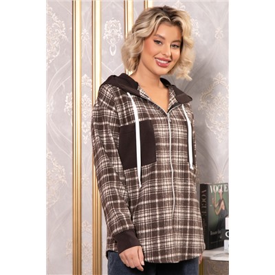 Рубашка Больше чем стиль (коричневая) Б14735-50М