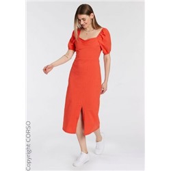 Midikleid Puffärmel