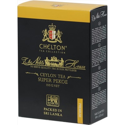 CHELTON. Благородный дом. Super Pekoe 100 гр. карт.пачка