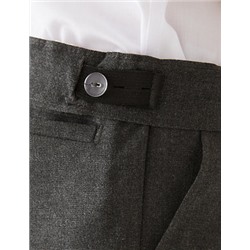 Boys' 2pk Skinny Leg School Trousers (2-18 Yrs)