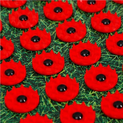 Аппликатор «Кузнецова - Любимой маме», 70 колючек, плёнка, 23×32 см, красный