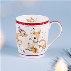 КРУЖКА LEFARD "С НОВЫМ ГОДОМ!" 300 МЛ КРАСНАЯ (КОР=36ШТ.)