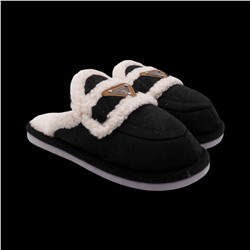 Тапочки меховые 10338 черные