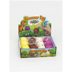 Мялка - антистресс «Dinosaur egg», шоу-бокс 12 шт.