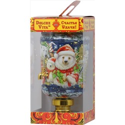 Dolche Vita. Новый год. Самовар Друзья Деда Мороза 75 гр. жест.банка