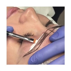 BrowXenna Паста контурная, белый, 10 мл