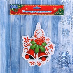 Наклейка на стекло «Колокольчики с ягодками» 13×16.5 см