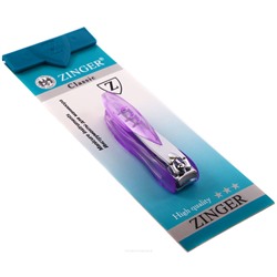 Zinger Книпсер для ногтей средний в контейнере / Classic SLN-603-С10 white-box transp, 9 мм
