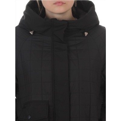 9608 BLACK Куртка стеганная демисезонная женская (100 гр. синтепон)