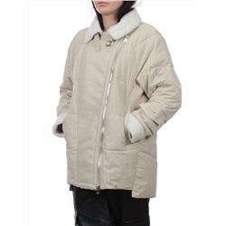 S24-263 BEIGE Куртка демисезонная женская (100 гр. холлофайбер)