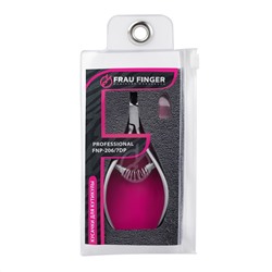 Frau Finger Кусачки маникюрные для кутикулы / Professional FNP-206/7DP, спиральная пружина, ручная заточка, 7 мм