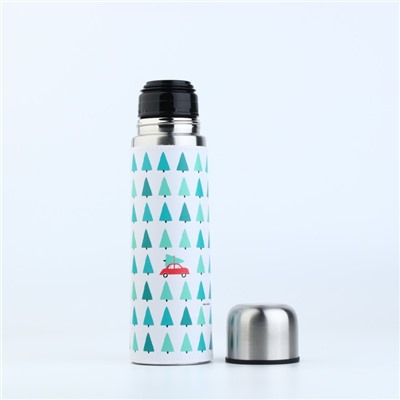 Термос новогодний «Машинка», 500 мл