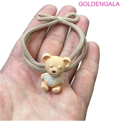 Резинки детские для волос (Мишки) 2 шт Арт 61 Корея тип 5