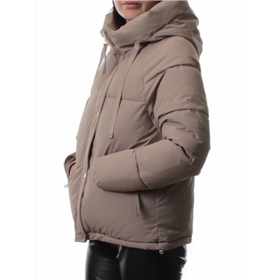 A2301 DK. BEIGE Куртка зимняя женская (150 гр. холлофайбер)