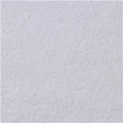 Коврик махровый Этель Classic, цв. белый, 50х70 см, 100% хлопок, 730 г/м2