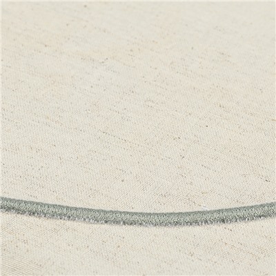 Салфетка под приборы Anemone из коллекции Trendy Ruffles, Ø38 см, серый