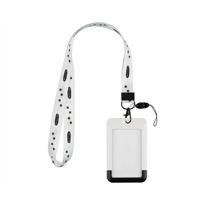 Бейдж вертикальный MESHU "Nice Day", 110*70мм, лента с карабином,  3D печать, опп пакет, европодвес