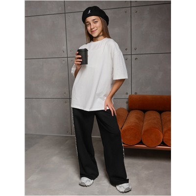 Брюки "Кружево" Черный Девочка