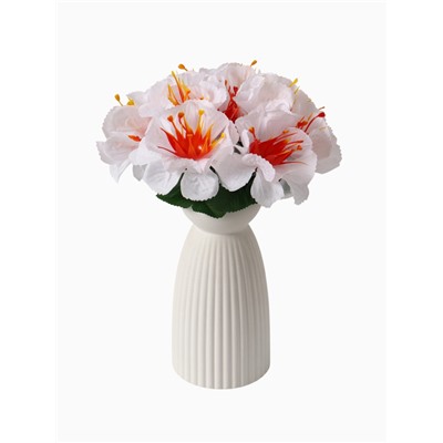 Цветы искусственные «Бегония криспа», h=27 см, d=11 см, белые