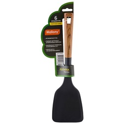 Лопатка из нейлона MALLONY FORESTA, с пластм ручкой/дизайн под дерево, 33,5*9,8 см