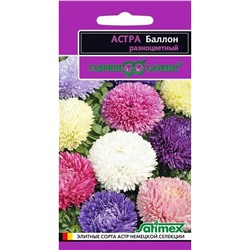Семена Астра Баллон разноцветный, арт.: 3493